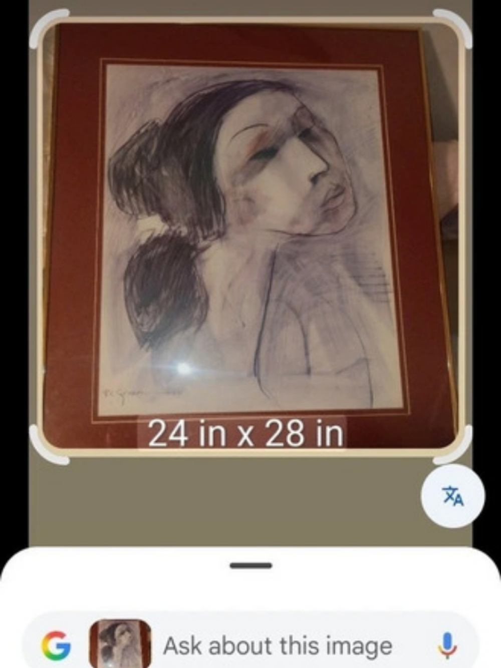 Portrait Print Titled Miriam By Renowned Navajo Artist RC Gorman 1931- 2005